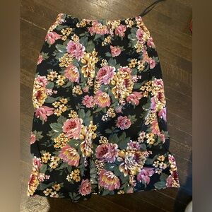 Vintage floral skirt
